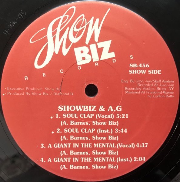 画像1: SHOWBIZ & A.G / SOUL CLAP (BOOT RE) (1)