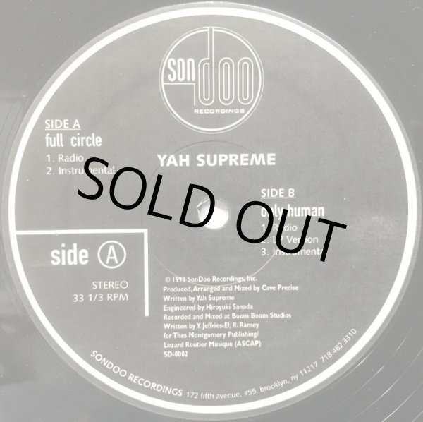 画像1: YAH SUPREME / FULL CIRCLE (1)