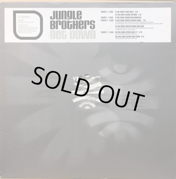 画像1: JUNGLE BROTHERS / GET DOWN (PROMO) (1)