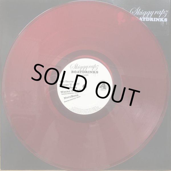 画像2: SKIGGY RAPZ / BOATDRINKS (RED VINYL) (2)