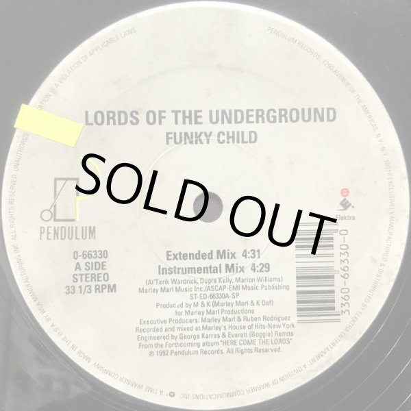 画像2: LORDS OF THE UNDERGROUND / FUNKY CHILD (2)