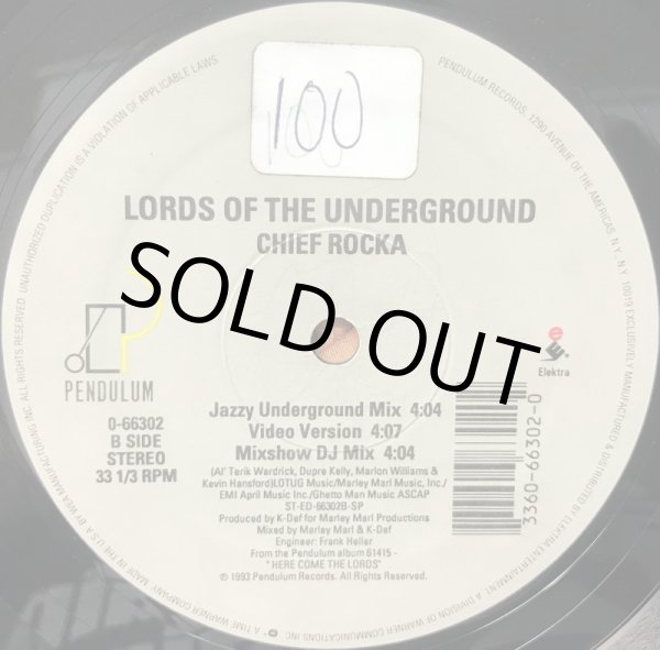 画像2: LORDS OF THE UNDERGROUND / CHIEF ROCKA (2)