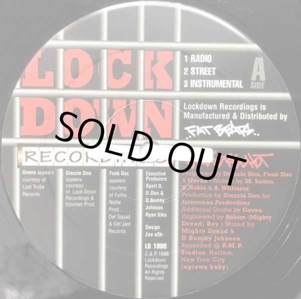 画像2: GOVNA, DIEZZLE DON & FUNK DOC / GHETTO RED HOT (2)