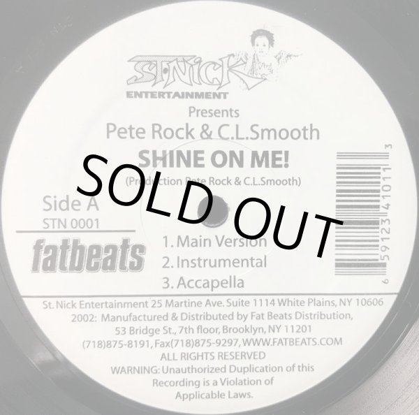 画像1: PETE ROCK & C.L. SMOOTH / SHINE ON ME (1)