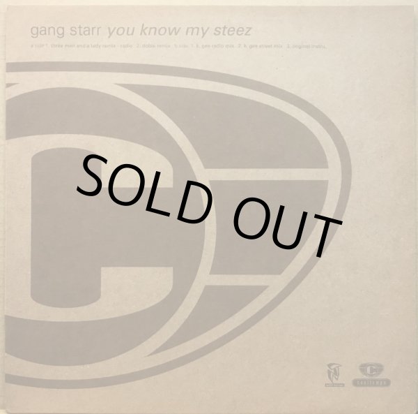 画像1: GANGSTARR / YOU KNOW MY STEEZ (REMIXES) (1)