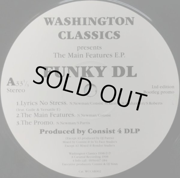 画像1: FUNKY DL / THE MAIN FEATURES E.P. (1)