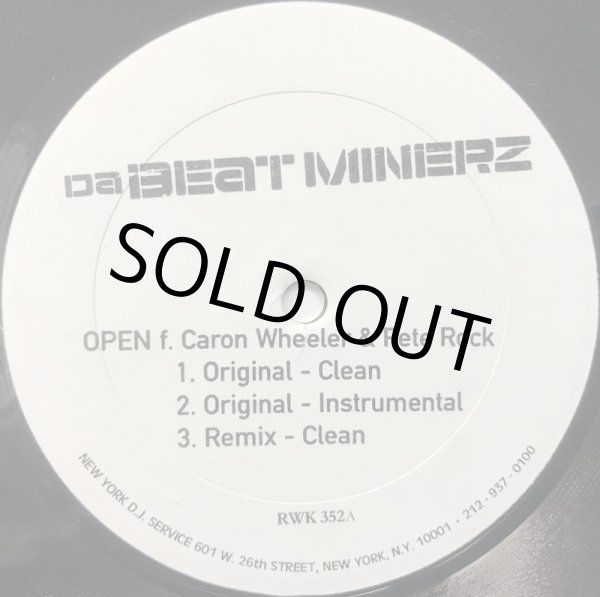 画像1: DA BEATMINERZ / OPEN (1)