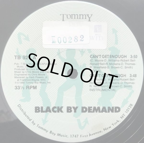 画像2: BLACK BY DEMAND / CAN'T GET ENOUGH (2)