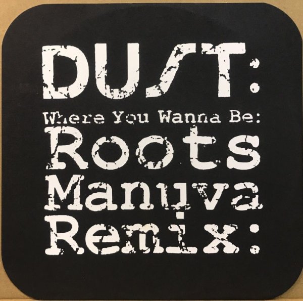 画像1: DUST / WHERE YOU WANNA BE (ROOTS MANUVA REMIX) (1)