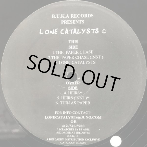 画像2: LONE CATALYSTS / THE PAPER CHASE (2)