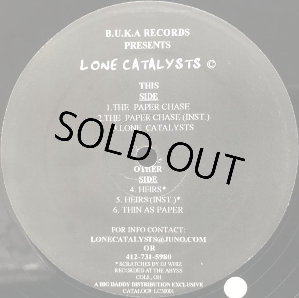 画像1: LONE CATALYSTS / THE PAPER CHASE (1)