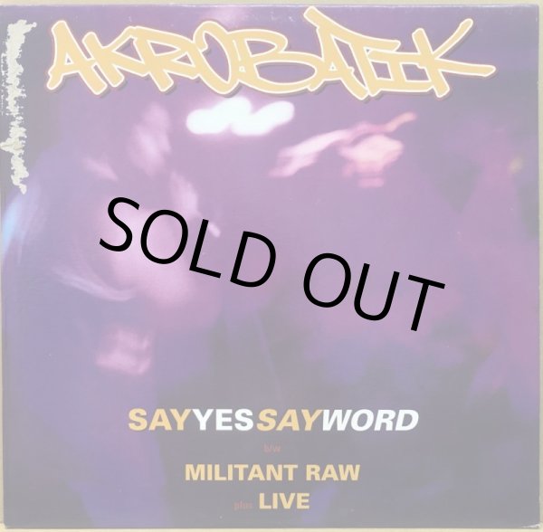 画像1: AKROBATIK / SAYYESSAYWORD (1)