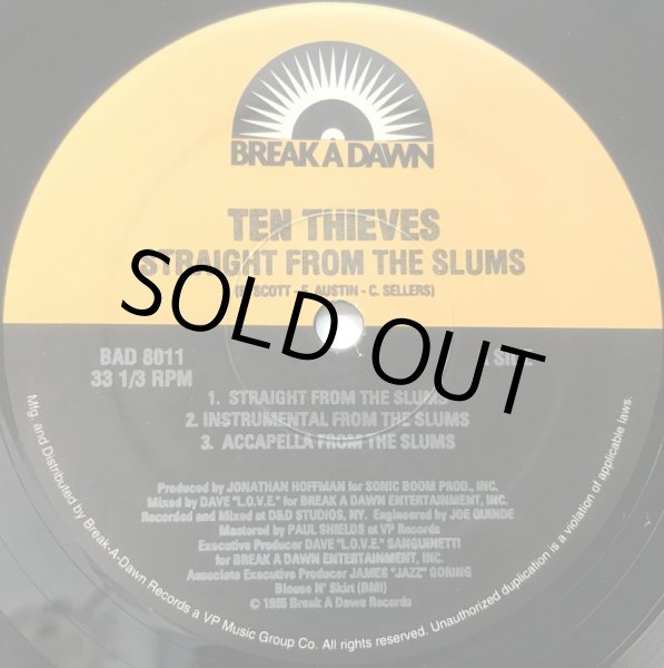 画像1: TEN THIEVES / STRAIGHT FROM THE SLUMS (2) (1)