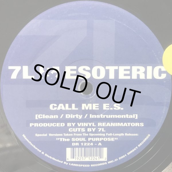 画像1: 7L & ESOTERIC / CALL ME E.S. (1)