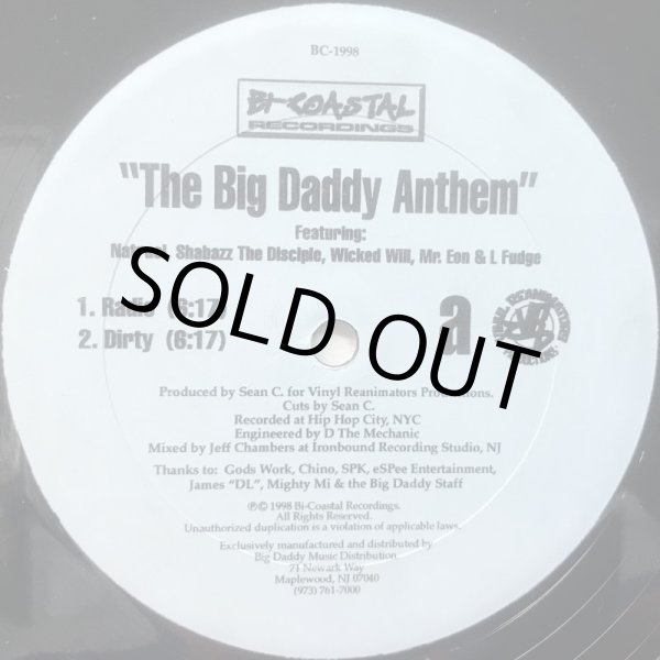 画像1: NATRUEL, SHABAZZ THE DISCIPLE, WICKED WILL, MR. EON & L FUDGE / THE BIG DADDY ANTHEM (1)