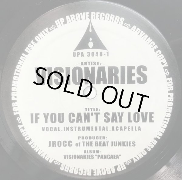 画像1: VISIONARIES / IF YOU CAN'T SAY LOVE (PROMO) (1)
