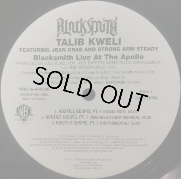 画像1: TALIB KWELI / BLACKSMITH LIVE AT THE APOLLO (1)