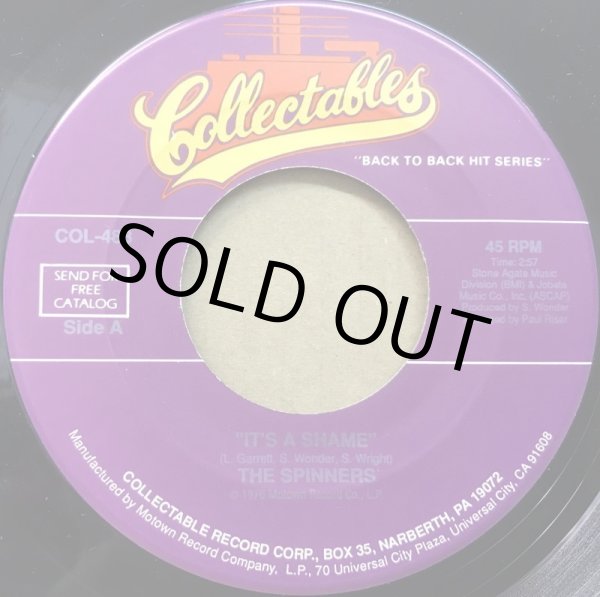 画像1: SPINNERS, THE / IT'S A SHAME (7" RE) (1)
