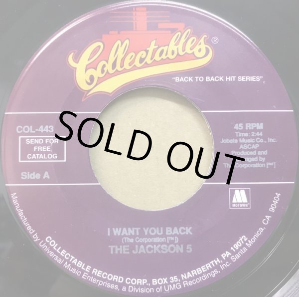 画像1: JACKSON 5, THE  / I WANT YOU BACK (7" RE) (1)