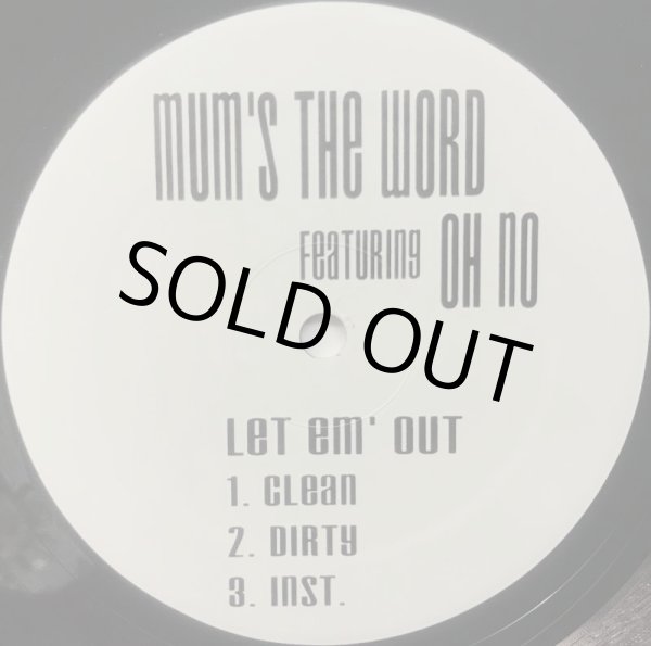 画像1: MUM'S THE WORD / LET EM' OUT (1)