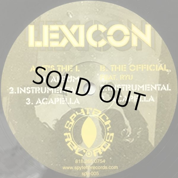 画像1: LEXICON / IT'S THE L (RE) (1)