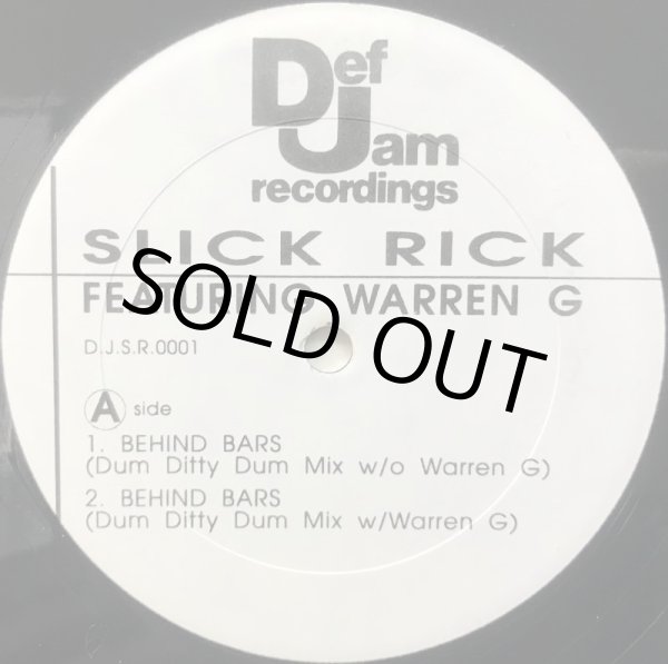 画像1: SLICK RICK / BEHIND BARS (DJ PROMO) (1)