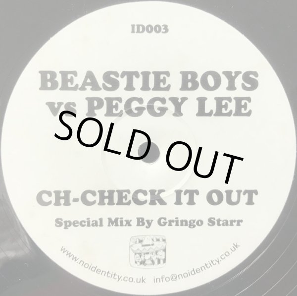画像1: BEASTIE BOYS vs PEGGY LEE / CH-CHECK IT OUT (SPECIAL MIX) (1)