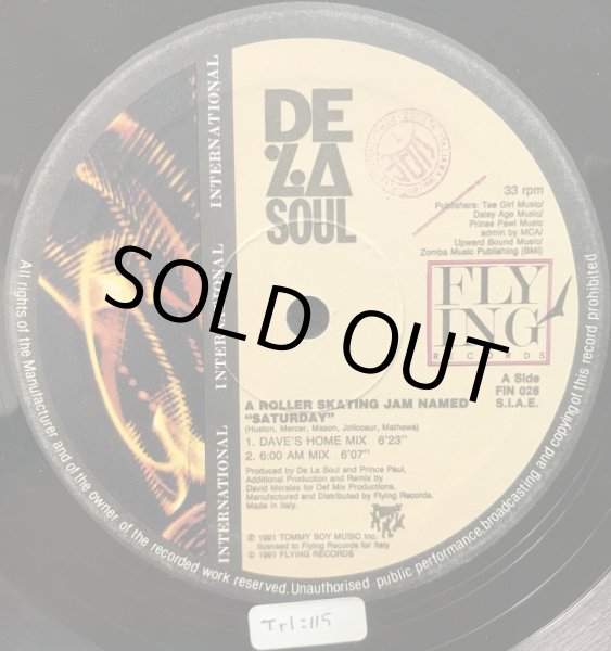 画像2: DE LA SOUL / A ROLLER SKATING JAM NAMED "SATURDAYS" (ITALY BLACK) (2)