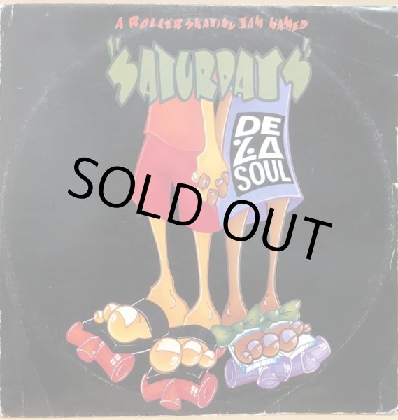 画像1: DE LA SOUL / A ROLLER SKATING JAM NAMED "SATURDAYS" (ITALY BLACK) (1)