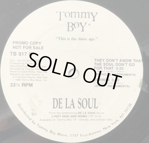 画像2: DE LA SOUL / JENIFA (PROMO) (2)