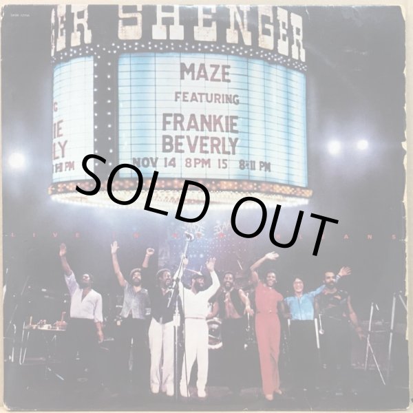 画像1: MAZE featuring FRANKIE BEVERLY / LIVE IN NEW ORLEANS (1)