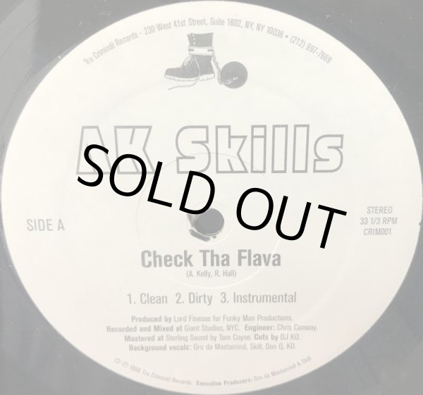 画像1: AK SKILLS / CHECK THA FLAVA (1)