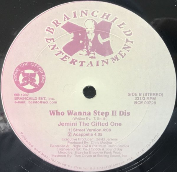 画像1: JEMINI THE GIFTED ONE / WHO WANNA STEP II DIS (1)