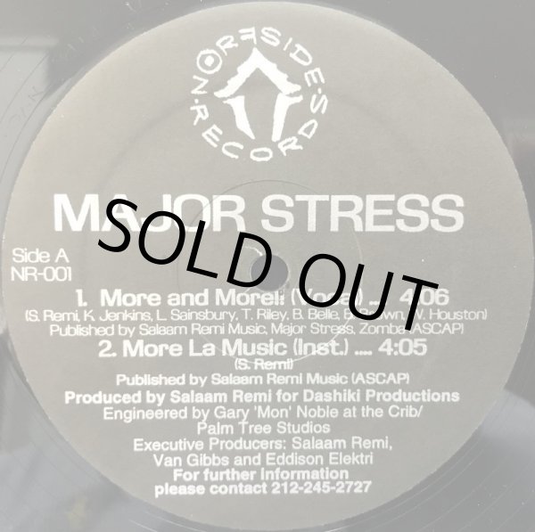 画像1: MAJOR STRESS / MORE AND MORE (RE) (1)