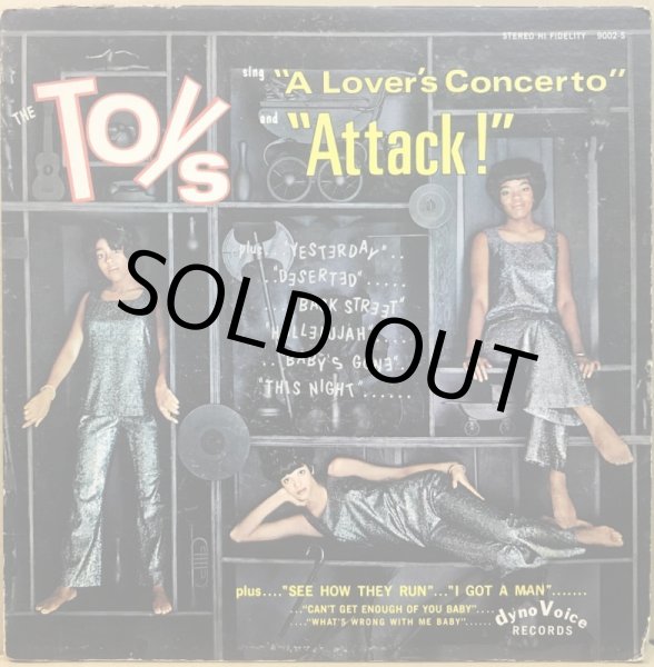 画像1: TOYS, THE / THE TOYS SING "A LOVER'S CONCERTO" AND "ATTACK" (1)