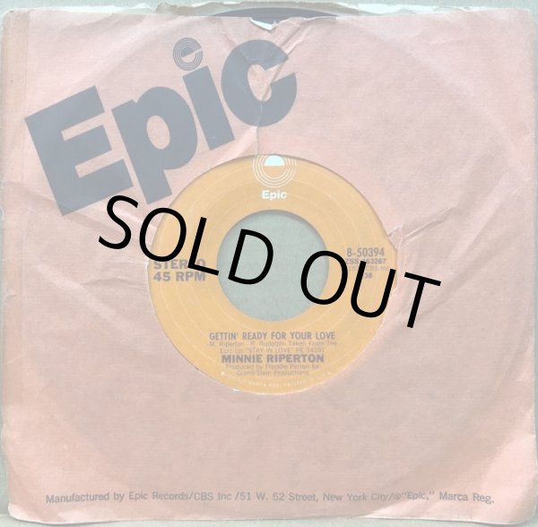 画像1: MINNIE RIPERTON / WOULDN'T MATTER WHERE YOU ARE (7") (1)