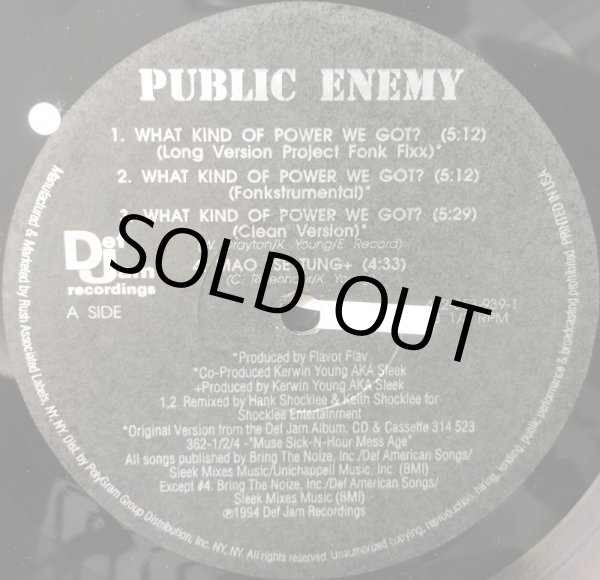 画像2: PUBLIC ENEMY / WHAT KIND OF POWER WE GOT? (2)