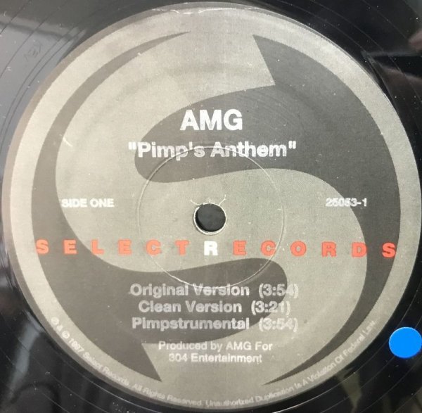 画像1: AMG / PIMP'S ANTHEM (1)