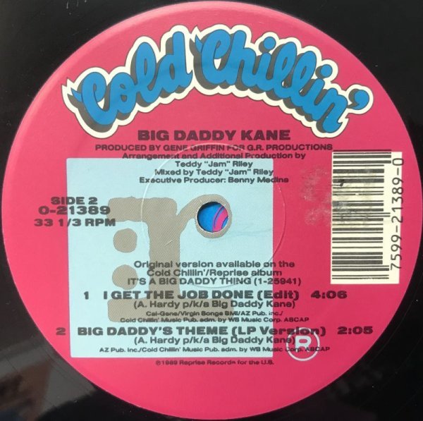 画像2: BIG DADDY KANE / I GET THE JOB DONE (2)