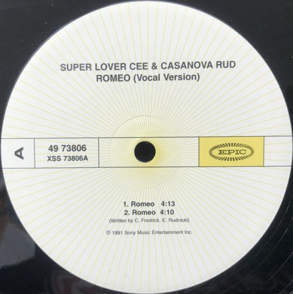 画像1: SUPER LOVER CEE & CASANOVA RUD / ROMEO (RE) (1)