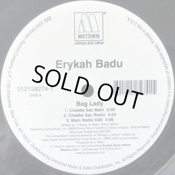 画像1: ERYKAH BADU / BAG LADY (1)