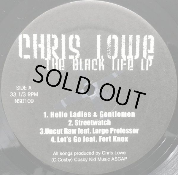 画像1: CHRIS LOWE / THE BLACK LIFE LP (1)