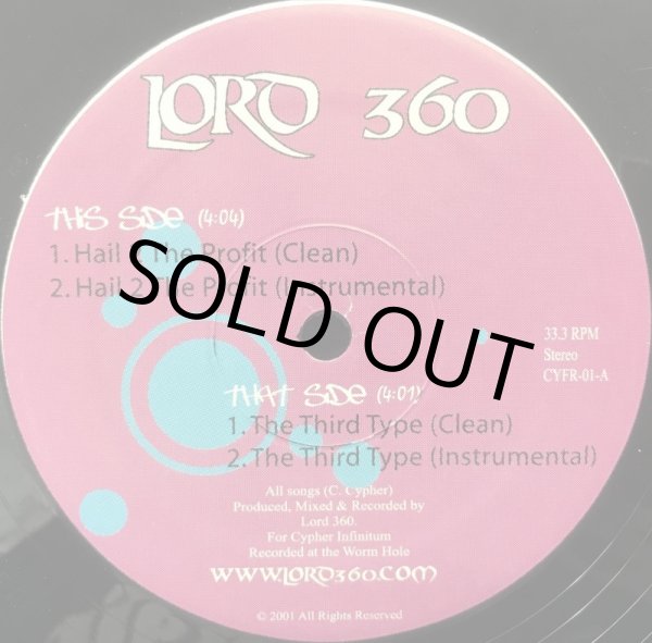 画像1: LORD 360 / HAIL 2 THE PROFIT (1)