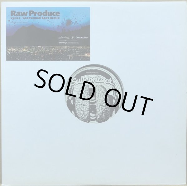 画像1: RAW PRODUCE / CYCLES -GROOVEMAN SPOT REMIX- (1)