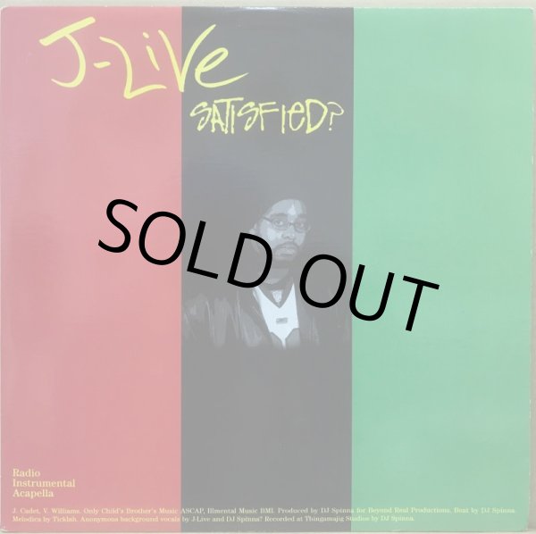 画像1: J-LIVE / SATISFIED? (1)