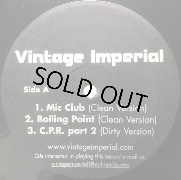 画像1: VINTAGE IMPERIAL / MIC CLUB (1)