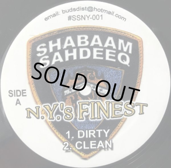 画像1: SHABAAM SAHDEEQ / N.Y.'s FINEST (1)