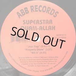 画像1: SUPERSTAR QUAM-ALLAH / JUST RAP
