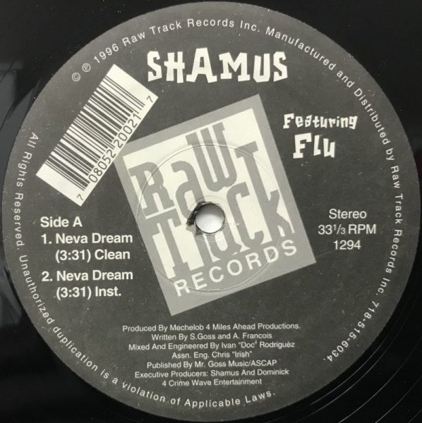 画像1: SHAMUS / NEVA DREAM (1)
