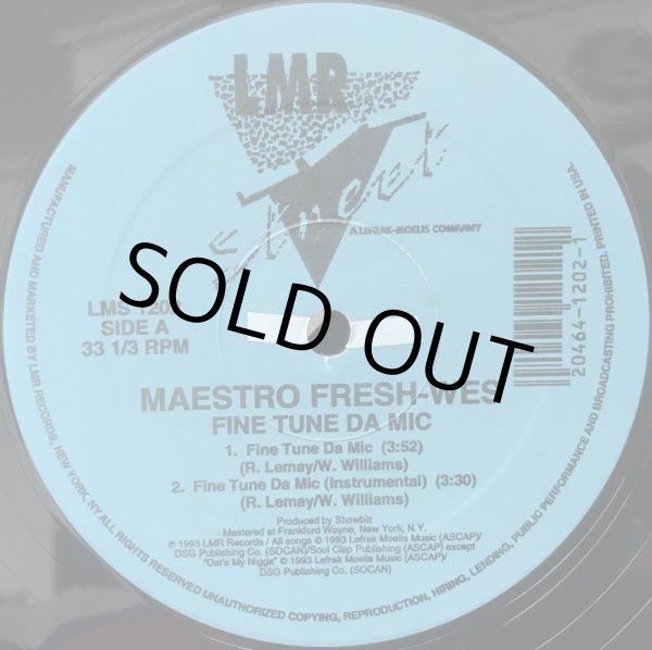 画像1: MAESTRO FRESH-WES / FINE TUNE DA MIC (1)